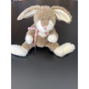 Boyds Bears Bunny Hares White Beige Rabbit Plush  11 inch Retired
